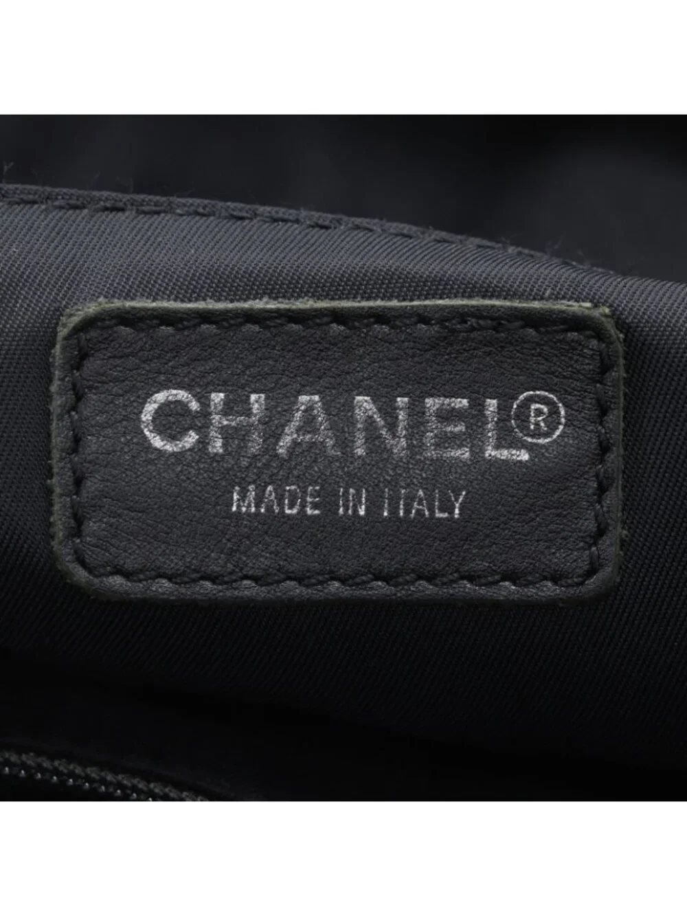 Chanel New Travel Line Tote Bag GM Nylon Canvas Black